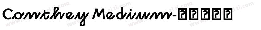 Conthey Medium字体转换
